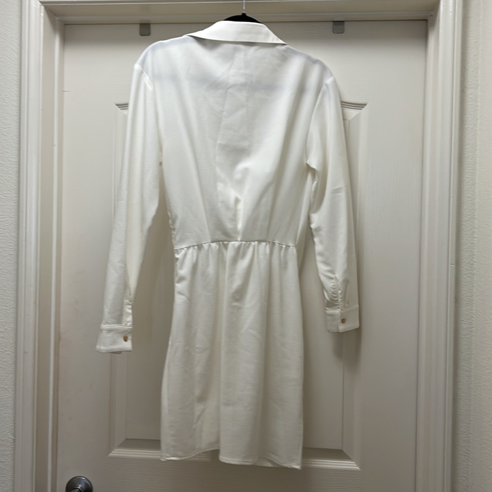 House of CB white long sleeve dress white - Picture 5 of 6